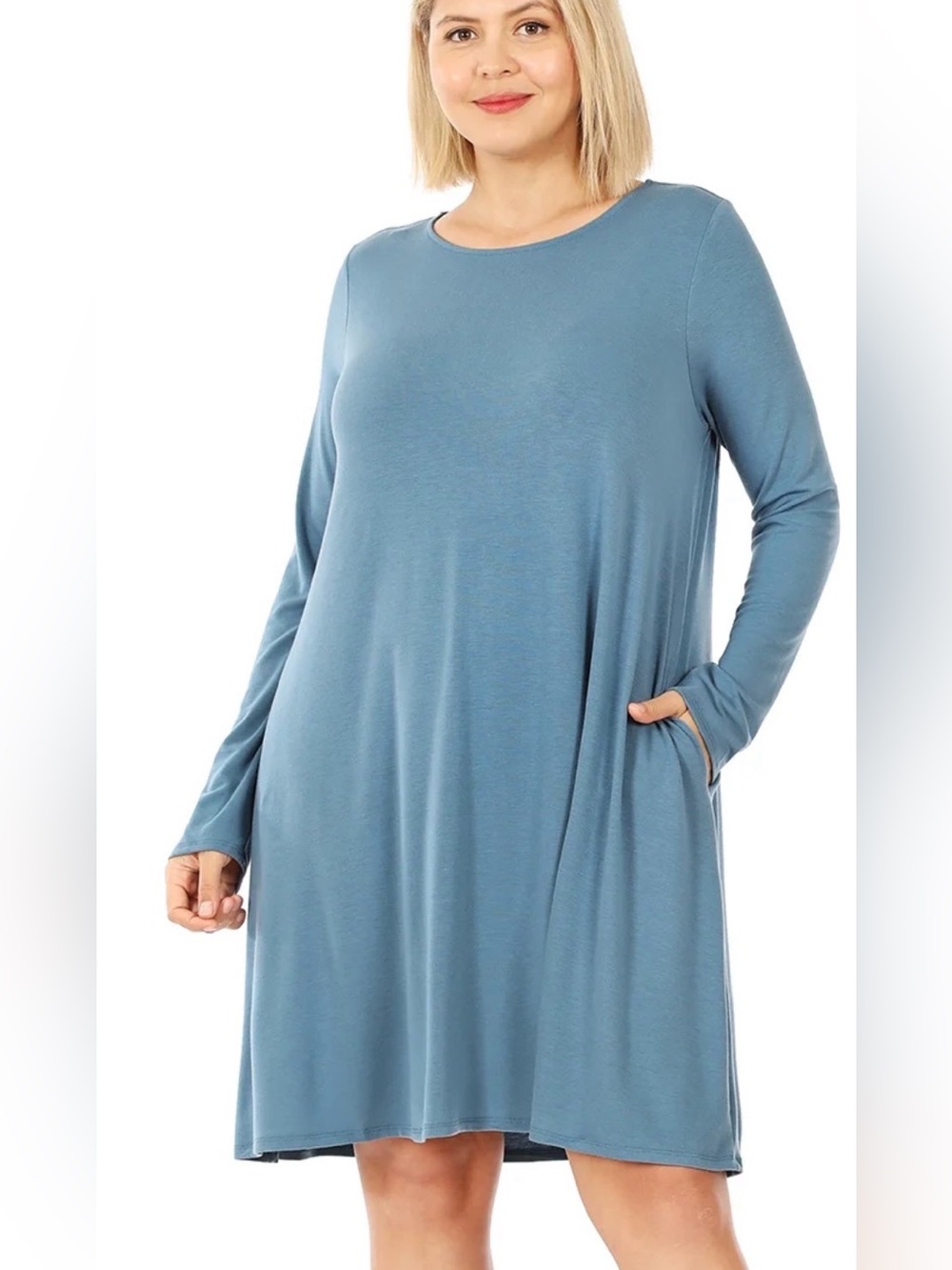 ZÉNANA | long sleeve midi dress